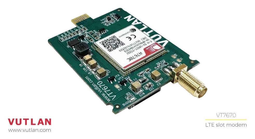 Vutlan VT7670 — 4G LTE Slot Modem (SMS + Yedek Bağlantı)