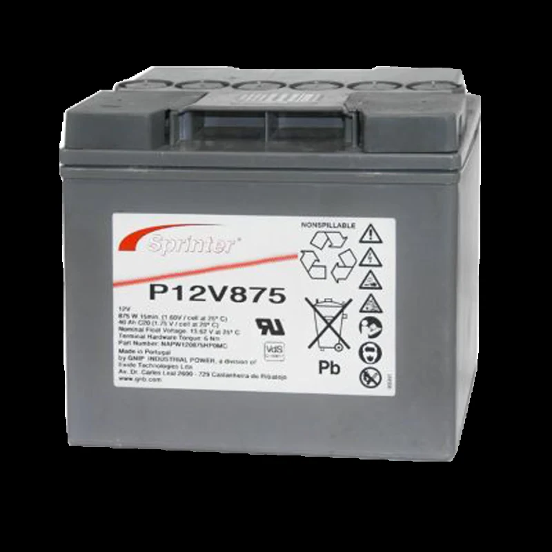 Exide GNB Sprinter P12V875 — 12V 41Ач VRLA AGM батарея