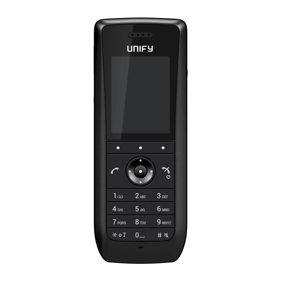 OpenScape WLAN Phone WL4 — Wi-Fi SIP El Telefonu